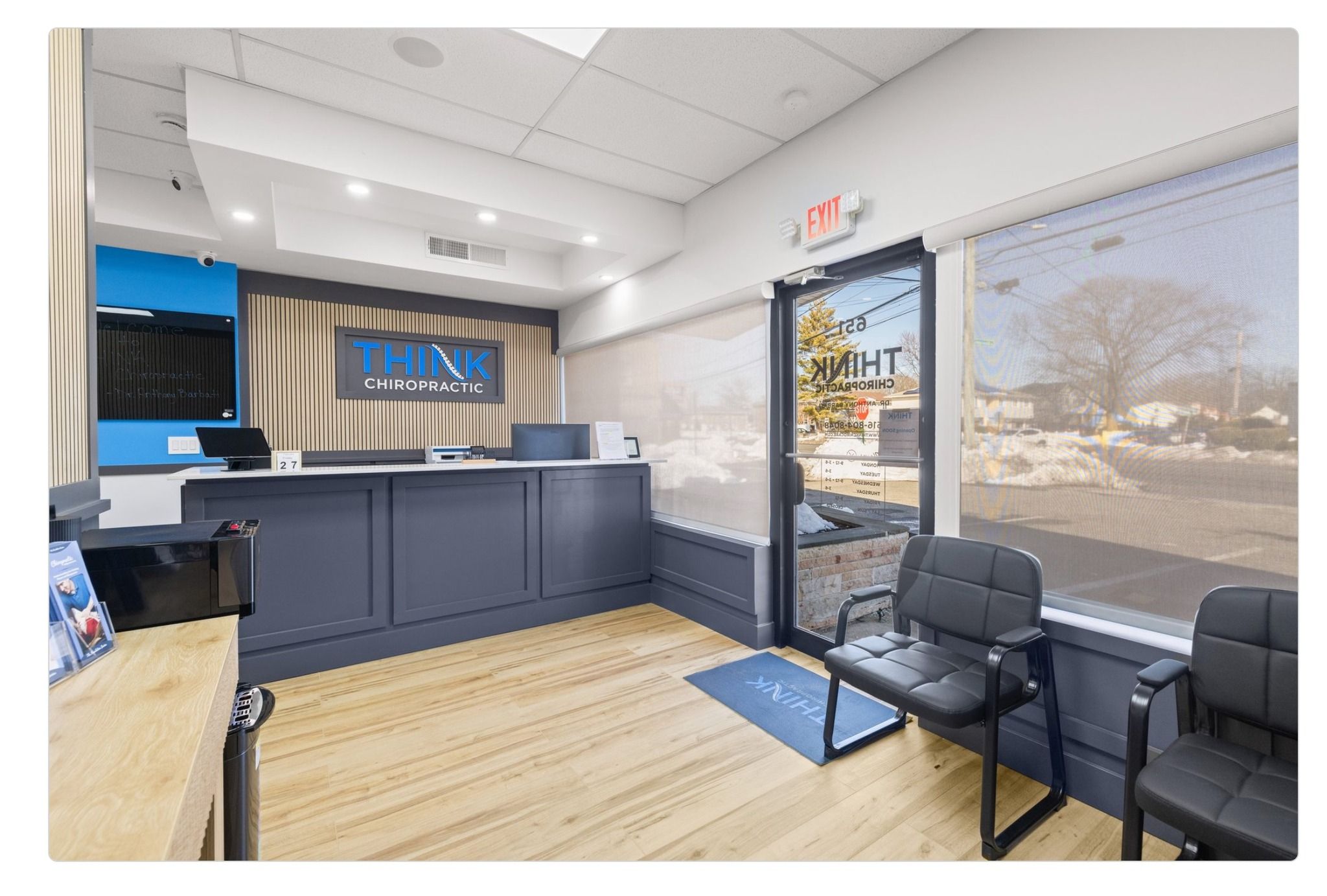 Think Chiropractic reception desk